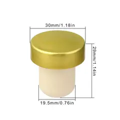 Silicone Champagne Wine Beer Bottle Cork Stopper Plug Wine Bottle Sealer Cap Stopper Bar Kitchen Tool Vacuum Sealed Sealer Plug