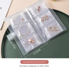 Jewelry Storage Box, Earrings, Anti-Oxidation, Rings, Hand Ornaments, Transparent Dustproof Storage Bags, Necklaces