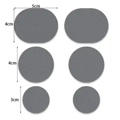 6PCS Sports Shoe Repair Patches, Anti-wear Shoe Patches, Insole Repair Patches, Self-adhesive Patches Inside High Heels