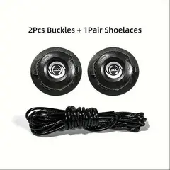 1Pair Automatic Shoelaces Without Ties Install Simple Swivel Buckle Laces Thick Rope Tennis Sneakers Shoelace Shoe Accessories