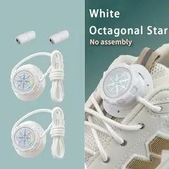 Thick Rope Swivel Buckle Shoelaces New Upgrade Automatic Laces Without Ties Children Adults Sneakers Shoelace Shoe Accessories