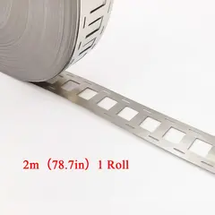 Nickel Plating Strip 0.15x27mm 18650 Lithium Battery Pack 20.25mm Spacing 2 Parallel Spot Welding Nickel Plated Belt