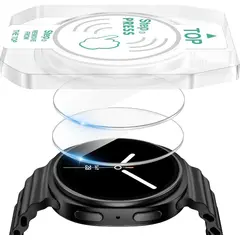 2PCS Tempered Glass For Samsung Galaxy Watch 8 Classic/8 40mm 44mmCover Anti-Scratch Screen Protector With Tool Easy Install Kit