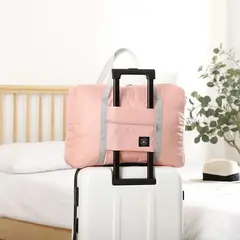 Portable Foldable Travel Duffle Bag Large Capacity Sports Gym Bag, Lightweight Carry On Luggage Duffle Bag Coach Bag Travel Bag