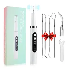 Intelligent Ultrasonic Dental Scaler Teeth Tartar Remover 5 Modes Electric LED Teeth Cleaner Tooth Stone Calculus Plaque Removal