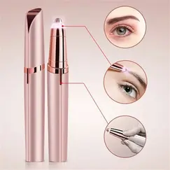 Electric Eyebrow Trimmer Security Hair Removal Eye Brow Epilator USB Charger Mini Shaper Shaver Hair Removal Painless Beauty