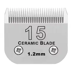7FC Detachable Pet Dog Clipper Blade Set Compatible With For Most Andis, Oster A5 , Wahl KMClippers，Ceramic &Carbon Steel Blade
