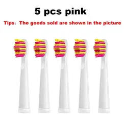 NEW 3/5/10 pcs Fairywill Replacement Toothbrush Heads for FW-507/508/551/515/917/959/2011,FW-D1/D3/D7/D8 Electric Toothbrush