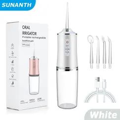 IPX7 Professional Cordless Water Flosser Oral Irrigator With 3 Modes USB Rechargeable Waterproof  Water Floss Jet Tooth Machine