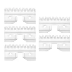 5Pcs Ceramic Coarse Pet Replacement Blade Cutter Compatible with Andis 64440, Oster A5 and Walh KM Series, 22 Teeth