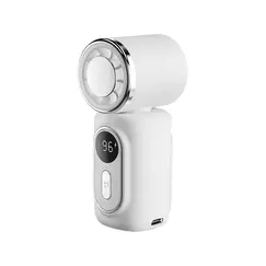 Portable Ice Compress Fan High Speed Cooling Ice Pack Fans 3000mAh 5 Speeds 180°Adjustable LED Display USB Rechargeable Mini Fan