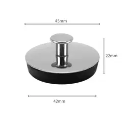 1pc Bathroom Washbasin Stainless Steel Sink Plug Bathtub Drain Stopper Rubber Sink Plug Bathtub Drain Stopper Sink Plugs