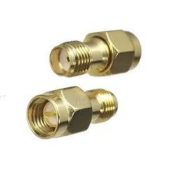 1pcs Adapter Connector SMA to UHF PL259 SO239 / N / BNC / SMA Male Plug & Female Jack RF Coaxial Brass Straight New FJP-830