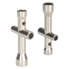 4 in 1 3D Printer Nozzle Tool M2 M2.5 M3 M4 Screw Nut Hexagonal Cross Wrench For E3D V5 V6 Bambu X1 P1 A1 Nozzle Mini Spanner