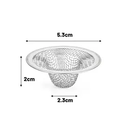 Kitchen Sink Stainless Steel Filter Sewer Mesh Strainers Bathroom Sink Floor Drain Hair Waste Filter Drain Basket Hole Filter