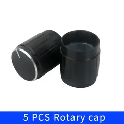 5PCS/LOT 20 Position 360 Degree Rotary Encoder EC11 w Push Button 5Pin Handle Long 15/20MM With A Built In Push Button Switch