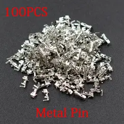 100Pcs JST XH2.54 2/3/4/5 Pin Terminals Plastic Shell Male Plug + Female Socket Wire Connector XH 2.54 2P 3P 4P 5P