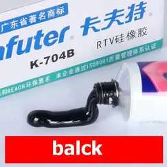 Kafuter Silicone Industrial Adhesive 45g K-704 705 704B RTV Silicone Rubber Black White Transparent Glue diy panel glue