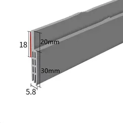 1M-2M-3M Door Bottom Sealing Strip Windproof Dust Stopper Guard Rain Weatherstrip Noise Reduction Insulator Sealer Home Hardware