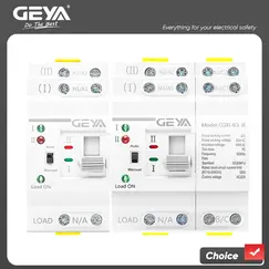 GEYA G2R Din Rail 2P 4P ATS Dual Power Automatic Transfer Switch Electrical Selector Switches Uninterrupted Power 63A 110V 220V