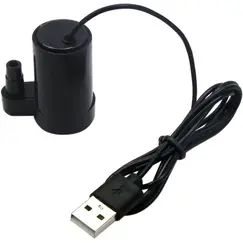 DC 3-5V USB Micro Submersible Mini Low Noise Brushless Water Pump for Aquariums Fish Tank Pond Fountain Hydroponics Garden