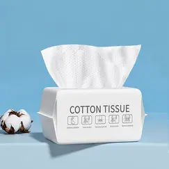 30/70/100PCS Disposable Face Towel Travel Facial Cleansing Wet And Dry Makeup Remover Pearl Cotton Soft Makeup Nonwoven Towel