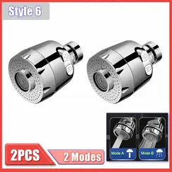 2/3 Modes Universal Kitchen Faucet Adapter 360 Rotation Faucet Filter Extenders Kitchen Gadgets Spray Water Saving Tap Nozzle