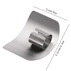 Stainless Steel Vegetable Cutting Finger Guard Hand Guard Kitchen Gadget Protective Cover