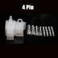 10Sets 2.8mm Automotive Electrical Connector Kit 2/3/4/6/9 Pin Waterproof Male Female Terminals for Car Motorcycle Wiring