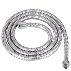 1/1.5/2m PVC Handheld Shower Head Hose Flexible Anti Winding Explosion-proof Water Tube Bathroom Faucet Hose Extension Pipe