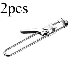 1/2Pcs Heavy Duty Stainless Steel Adjustable Multi Function Labor Saving Bottle Jar Can Opener Easy Grip Kitchen Tool Accessorie