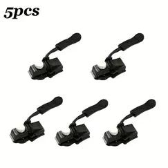 5pcs Zipper Repair Kit - Detachable Zipper Pulls for Bags, Coats, Clothes, Shoes, No Tools Needed, Replacement Zipper Heads