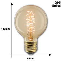 Retro Edison Light Bulb E27 40W 220V A60 ST64 G80 G95 T45 Incandescent Bulb Ampoule Vintage Edison Lamp Filament For Home Decor