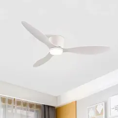 IRALAN Ceiling Fan With Light, 42 Inch/52 Inch Low Profile Ceiling Fan With Remote Control, For Indoor and Covered Outdoor
