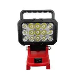 LED Light For Milwaukee Battery M-18 3In Portable Spotlight Cordless Outdoor Work Fishing Handheld Emergency Tool Light