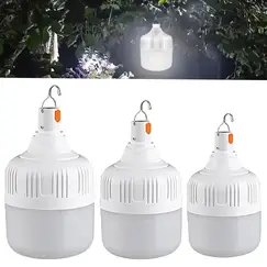 Rechargeable USB LED Camping Light Camp Rechargeable Emergency LED Bulbs Waterproof Energy-saving Bulbs Hanging Work Light Tent