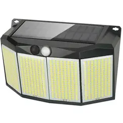 576 LED Outdoor Solar Power Lights Motion Sensor 3 Modes Waterproof Security Flood Lights for Outside Pathway Garden Garage Lamp
