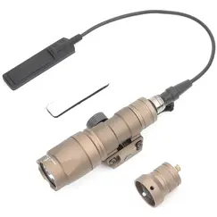 M300A M600C Tactical LED Flashlight Weapon Scout Light Fit 20mm Picatinny Rail Hunting Airsoft Accessory for Outdoor Hunting