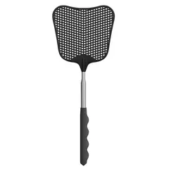 Long Handle Telescopic Fly Swatters Durable Plastic Heavy Stainless Duty Flyswatter Anti Slip Handle Mosquito Repellent Tools