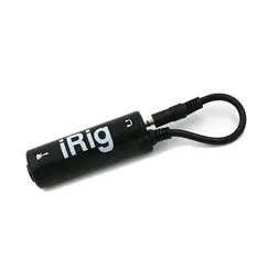 1 pc IRIG guitar interface converter 3.5mm audio cable with low background noise, high fidelity frosted anti scratch feature