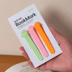 Automatic Bookmark, Silicone Reading Bookmark, Colorful Bookmark, Ideal Gift For Book Lovers, Essential Reading Accessory, For A