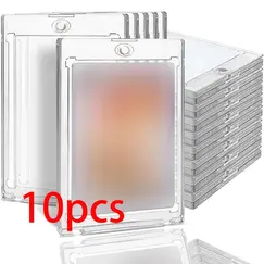 HD Magnetic Card Holder 35Pt for Trading Baseball Card Protector Case Clear Magnet Top Loaders for Korean Kpop Idol Photo Cards