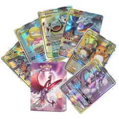 60/100Pcs Pokemon Cards English Version MEGA GX Vmax TAG EX Proxy Collection Cards Toys Children Gift