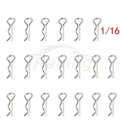 20/50 1/8 1/10 1/12 1/14 1/16 1/18 RC Car Body Shell R Clips Bodyshell Pin Metal Body Shell Clip Pin Buggy Truck Toy Accessories