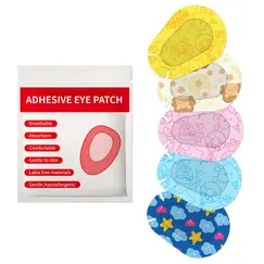 30Pcs Kids Eye Patches Cartoon Adhesive Breathable Amblyopia Bandage Amblyopia Protect Eyesight for Girl Boy Sterile Eye Pad HOT