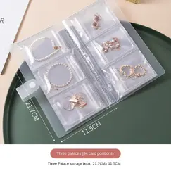 Jewelry Storage Box, Earrings, Anti-Oxidation, Rings, Hand Ornaments, Transparent Dustproof Storage Bags, Necklaces