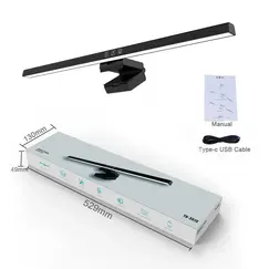 50cm Computer Monitor Light Bar Screen Hanging Lights Stepless Dimming USB Desk Lamp For Study Reading Light Table Monitor Lamp