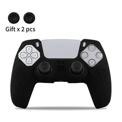 Silicone Protective Cover Sleeve For PS5 Controller Accessories Rubber Case For PS5 Slim Gamepad Joysticks Thumb Grips Caps