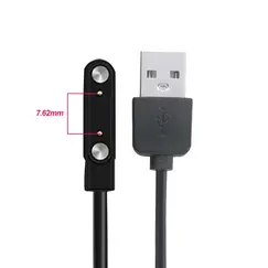 2 Pins 4 Pins Smartwatch Dock Charger Adapter USB Charging Cable Cord for Smart Watch Power Charge Wire Accessories