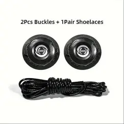 1Pair Automatic Shoelaces Without Ties Install Simple Swivel Buckle Laces Thick Rope Tennis Sneakers Shoelace Shoe Accessories